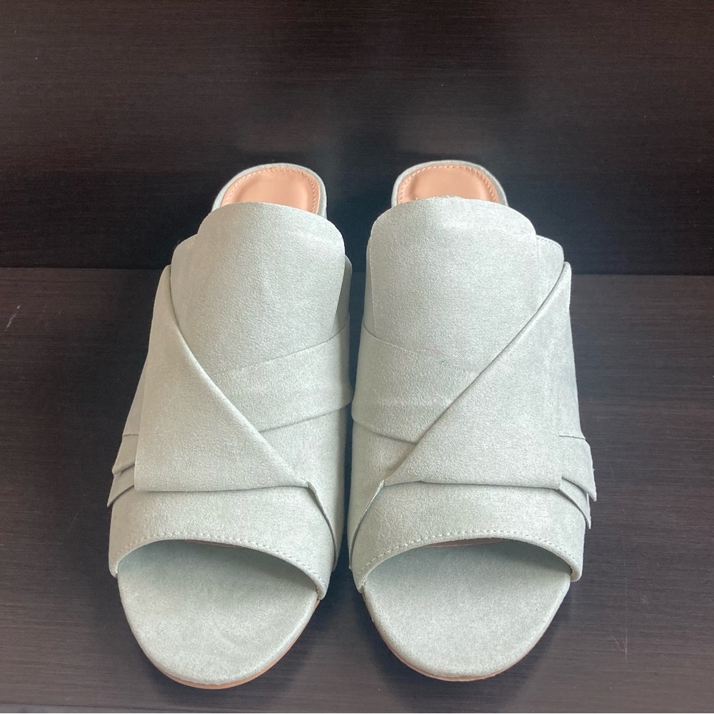 Block heel mule sandals - Picture 2 of 8